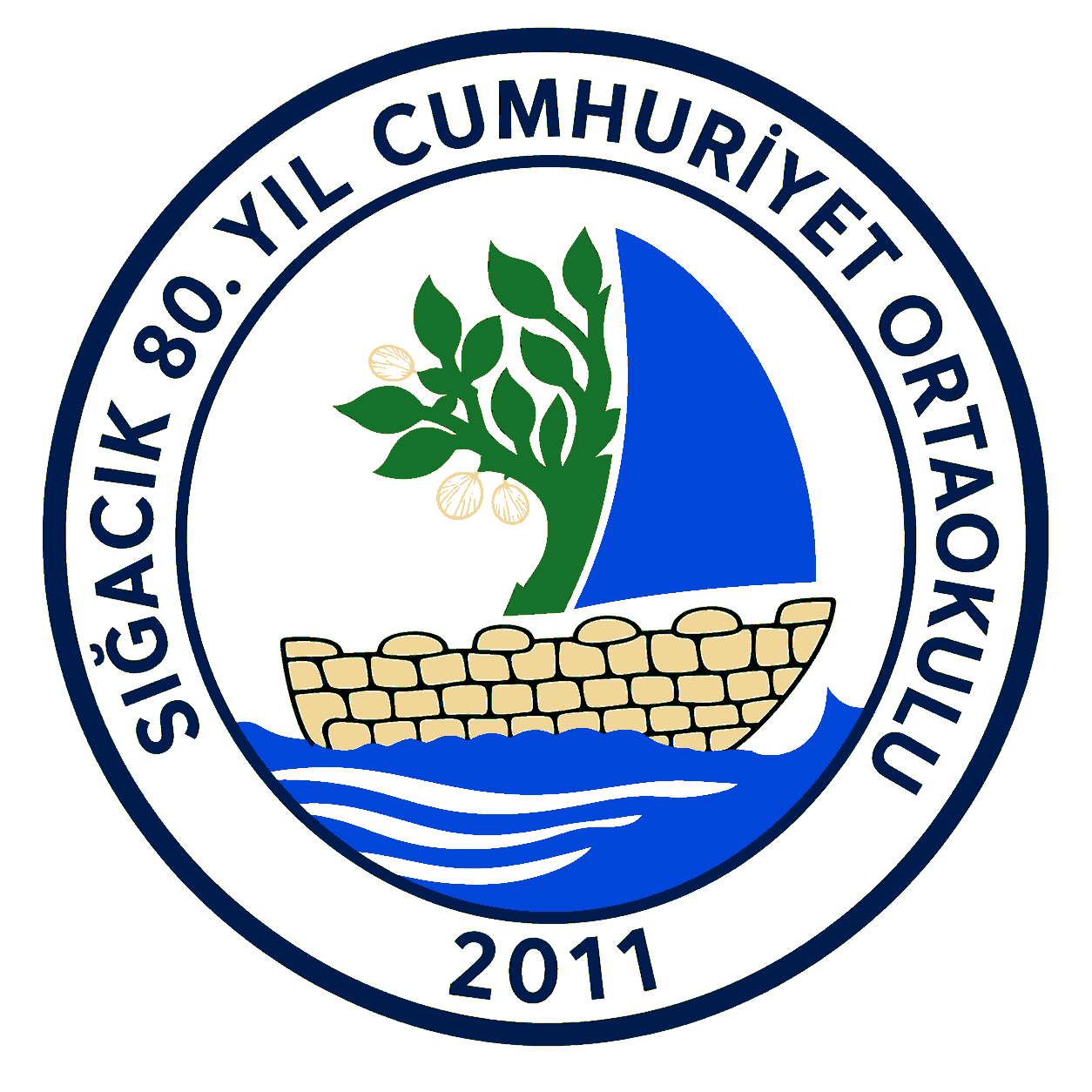 Sığacık 80. Yıl Cumhuriyet Ortaokulu dijital okul logosu