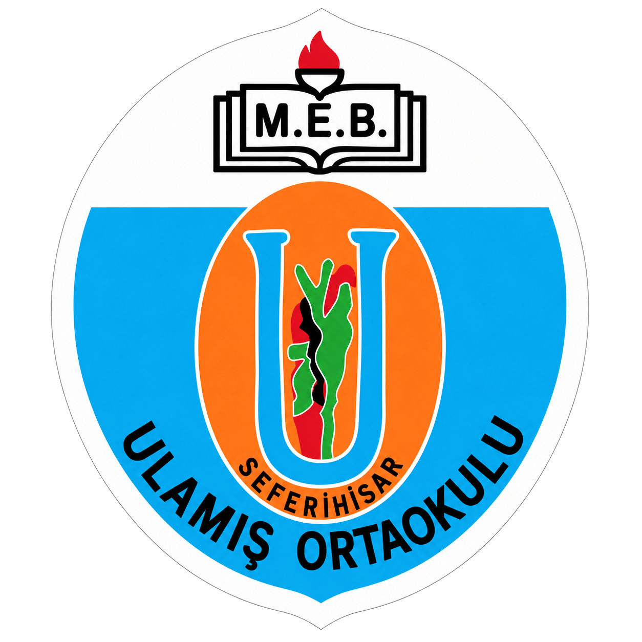 Ulamış Ortaokulu dijital okul logosu